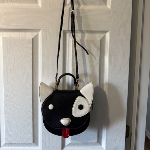 Ameiliyar Black & White Dog Novelty Purse Crossbody Bag - Picture 3 of 9